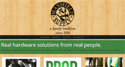 Desktop Screenshot of mansfieldsupply.com